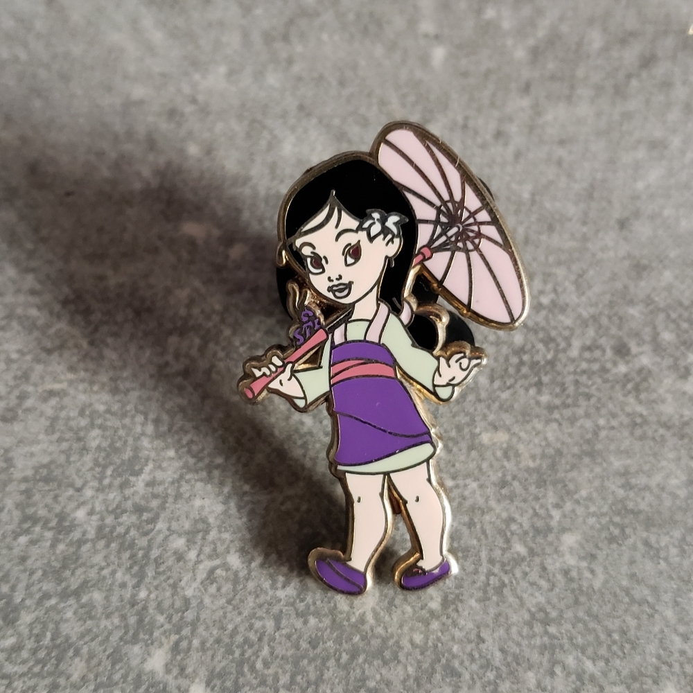 Mulan as a kid Disney Pin